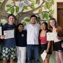 Graduation with Maestro Cesar