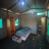 Interior safari tents 