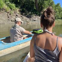 Kayaking on the picturesque Crocodile River 