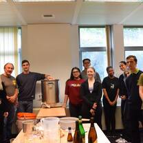 Our visiting students during the Brewing course - Summer semester