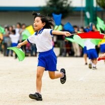 Student playing