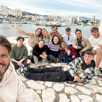 Group photo at Port of Estepona