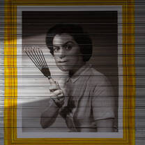 Woman painting