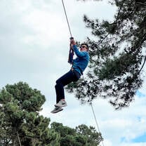 Zip-lining