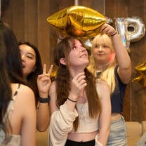 Photo at graduation party