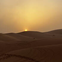 Sunset at the desert