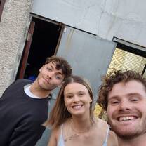 Hanging out with the Irish locals