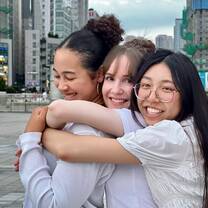 Women at Olympic Park