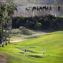 golf at the border