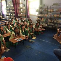 Students at a lesson