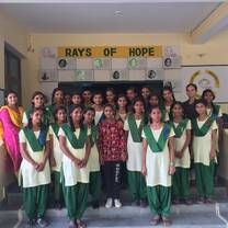 Students group photo at school