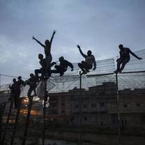 migrants fence