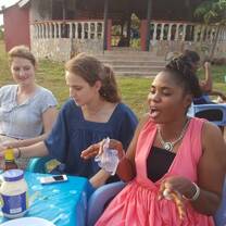 Group photo at picnic