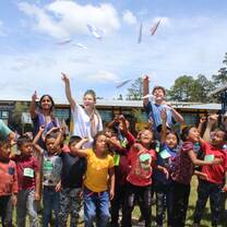 Flying paper airplanes!