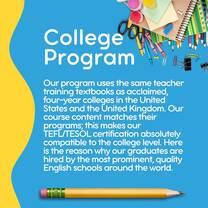 Description of course College program credits