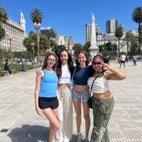 Students at Plaza del Mayo
