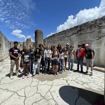Students at Mitla Archaeological Site