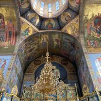 the interior of a cathedral