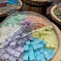 Colorful Kazakh treats at a market