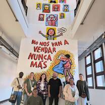 Students gathered together in Argentina
