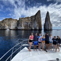 Students out at sea
