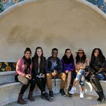 Participants pose for a picture in Spain
