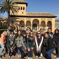 Participants pose for a picture in Spain