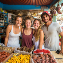 Students learning Spanish in Mexico Ciy