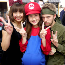 Genki Students cosplaying