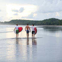 Rustic Pathways surfing in Costa Rica