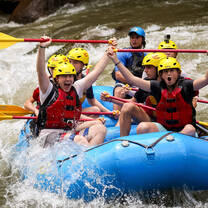 Rustic Pathways rafting in Costa Rica