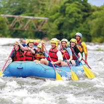 Rustic Pathways rafting in Costa Rica