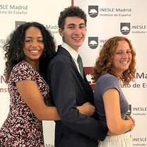 Students posing