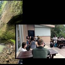 Visiting a private reserve with an amazing waterfall