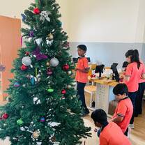 Decorating the Christmas Tree
