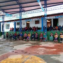 Line of patients