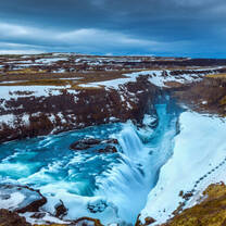 gullfoss waterfall famous andmark