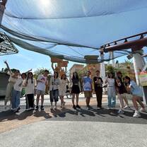Camp Cosmos students at Universal Studio Singapore