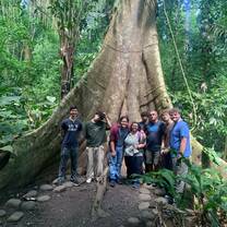 Students on a nature outing in Costa Rica