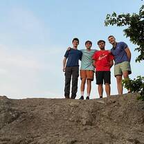 Students on an adventure trip in the mountains of Costa Rica