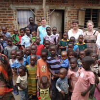 Supported children at one of the homes