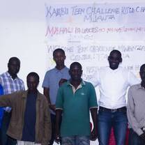 Classroom session with the guys