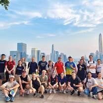 Group photo in China