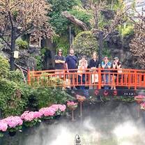 Group event at a traditional Japanese Garden 