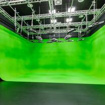BU's green screen studio