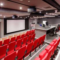 A picture of our cinema screening room