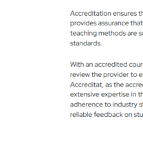 Internationally recognized certifications giving you global possibilities