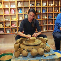 Studying pottery-making process in Bhaktapur, Nepal