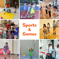 Sports & games collage