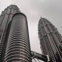 Photo of tall Malaysian building
